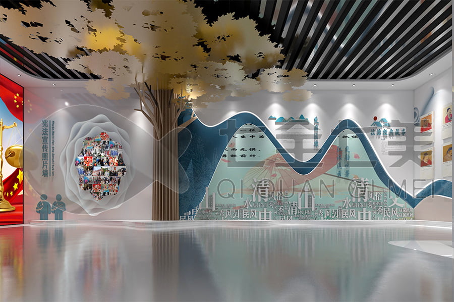 法制宣傳教育基地，展廳設(shè)計(jì)，青少年法治教育，多媒體互動(dòng)設(shè)備