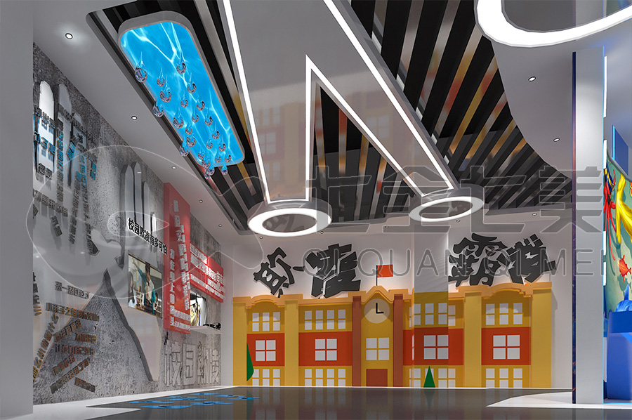 高科技普法禁毒教育中心設(shè)計布局