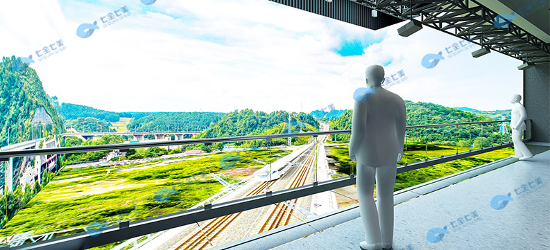 展廳弧幕屏與環(huán)幕屏的區(qū)別 展廳弧幕屏與環(huán)幕屏的區(qū)別