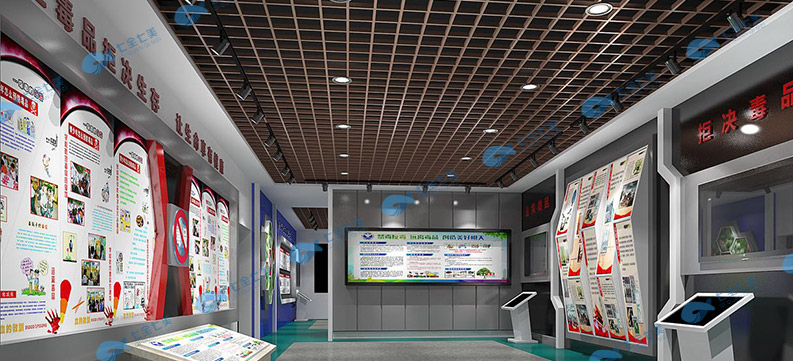 禁毒展廳多媒體方案效果圖 禁毒展廳多媒體方案效果圖