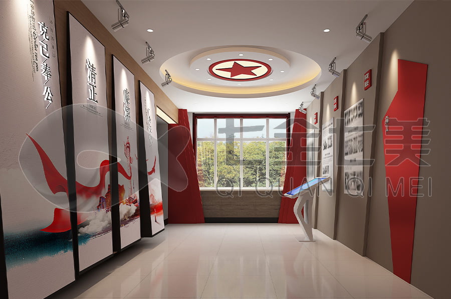 紀(jì)委廉潔教育展館設(shè)計(jì)平面圖